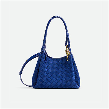 bottega veneta intreccio suede shoulder bag #796569